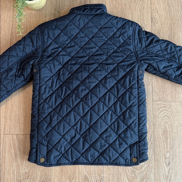 POLO RALPH LAUREN LIGHTWEIGHT QUILTED PUFFER JACKET NAVY BLUE SIZE MEDIUM 10/12 - Picture 6 of 7